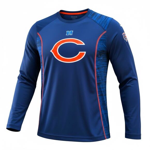 NFL Team Apparel Other - NFL Team Apparel Chicago Bears NFL Long Sleeve Mens S/M Football Camo Colorblock